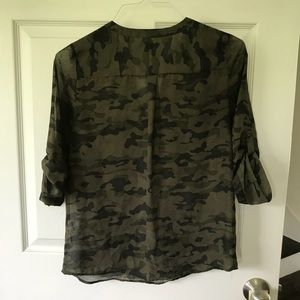Express Tops - Camo print blouse Express Tops - Camo print blouse